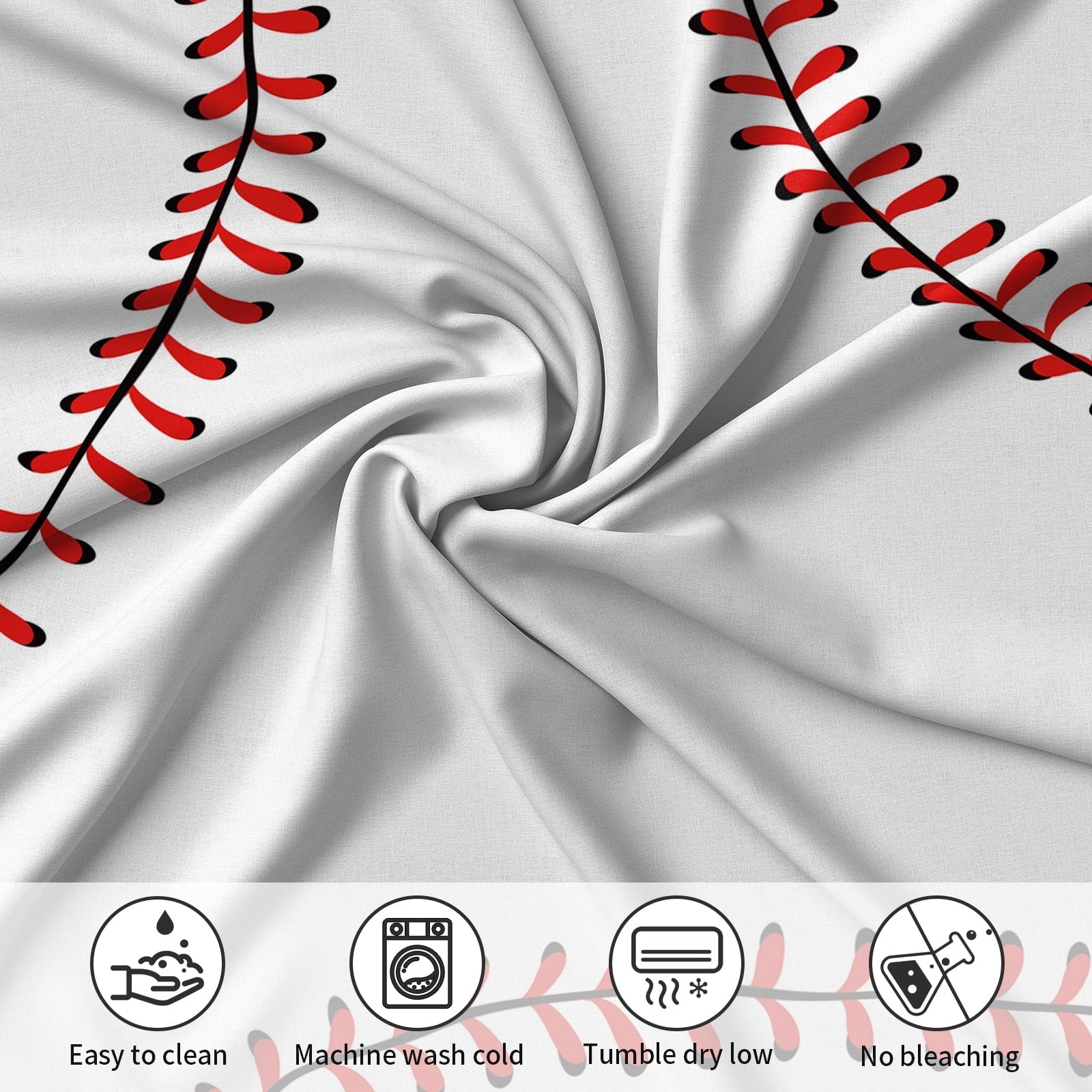 Wrinkle-Resistant Baseball Sheet Set Sports Theme Bedding Set for Kids 3D Baseball Pattern Bed Sheets Baseball Games Bed Sheet Set Room... - Breathable Egyptian Cotton Flat & Fitted Sheets Detail
