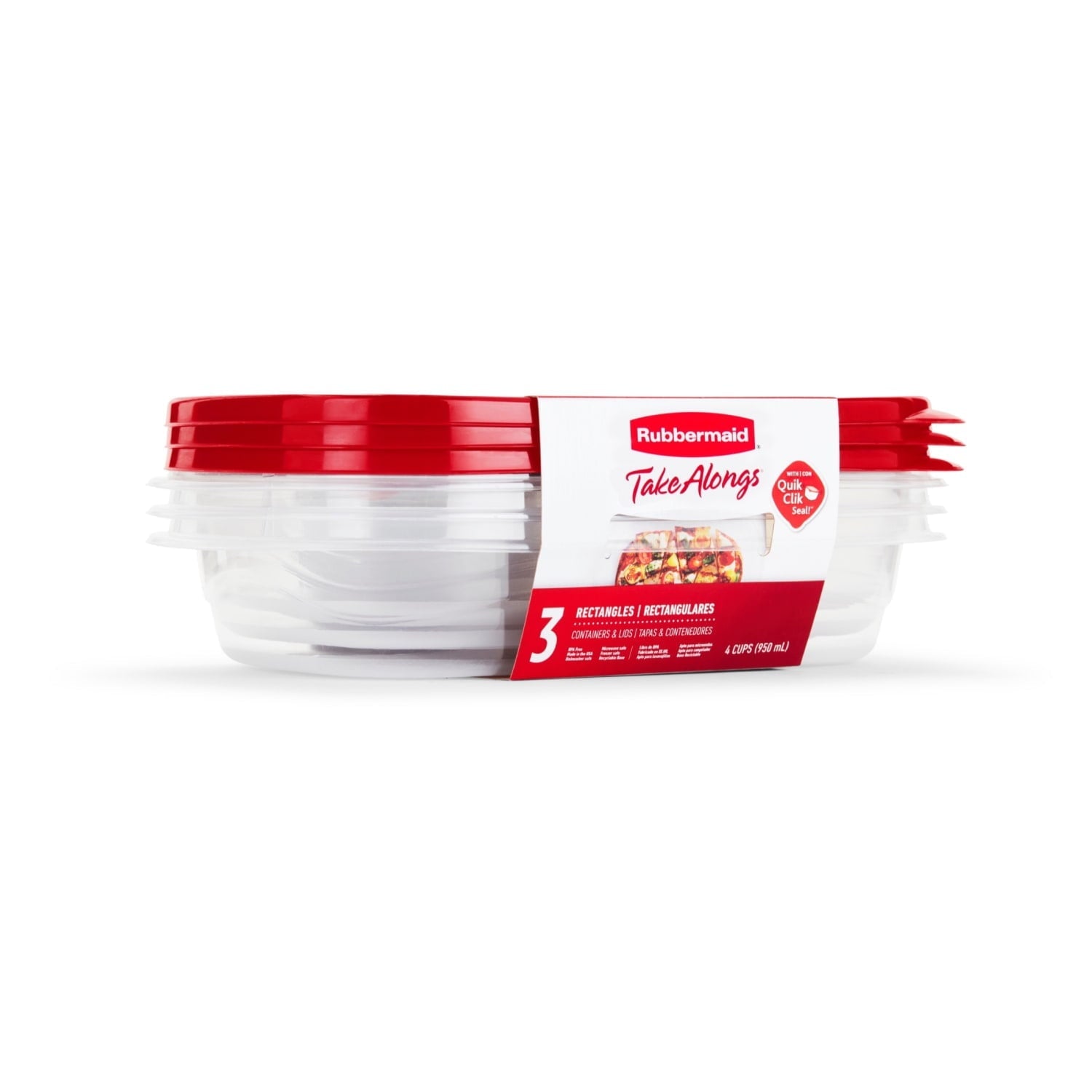 Sweet Treat Shaped 4.0-Cup Rectangle Food Storage Containers, Ruby Red, 3 pack - Deliciously Soft Cupcake Sensory Glob Detail