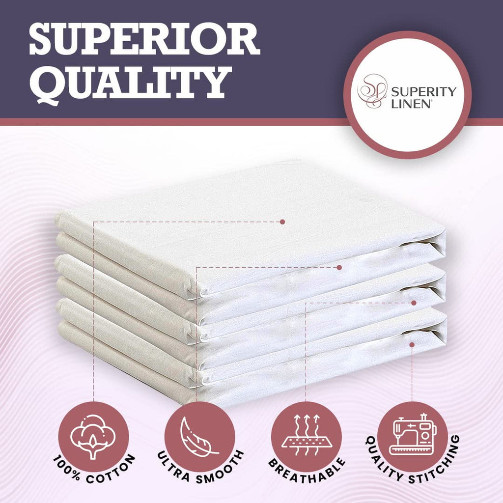 Ultra-Soft Oversized King Size Flat Sheet for Bed - 100% Cotton - Durable and Comfortable with 200 Thread Count - Soft, Breathea... - Breathable Egyptian Cotton Flat & Fitted Sheets Detail