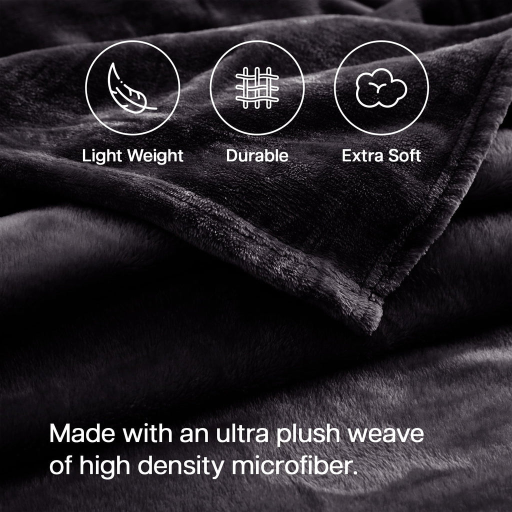 Decorative Knitted Microplush Fleece Blanket Cozy for Bed and Throw Cozy for Bed and Throw 310 GSM Soft Microfiber Lightweight Warm Fluf... - Super Soft Reversible Sherpa Flannel Blanket Detail