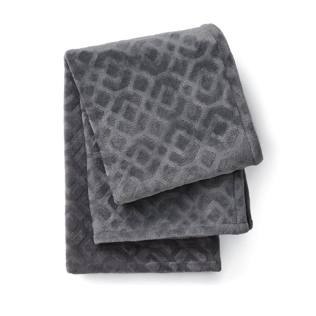 Heavyweight Warmth Rich Black 5 Piece Damask Stripe Comforter Set, King, Adult, Unisex - All-Season Down Alternative Comforter Insert Detail