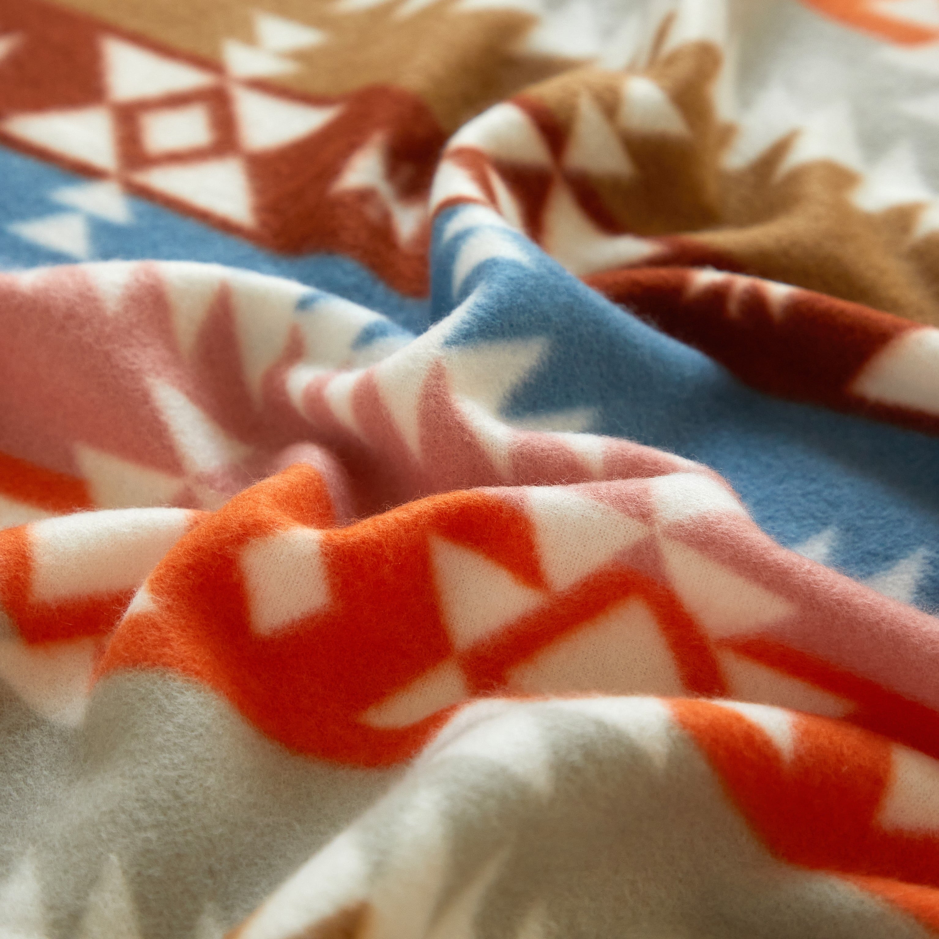 Cozy Fleece Stripe Fleece Throw - Lightweight Plush Warm Blanket for All Seasons Detail
