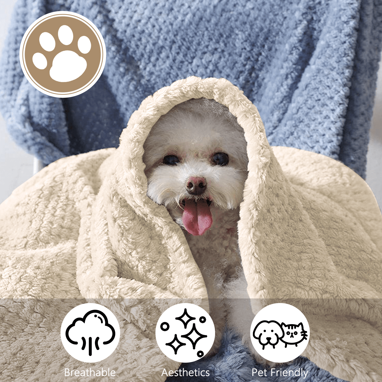 Reversible Sherpa Ultra Soft Throw Blanket, Warm Cozy Blankets for Couch Bed Chair, Breathable and Lightweight Blankets for All Seasons... - Luxury Knitted Decorative Throw Blanket with Fringes Detail