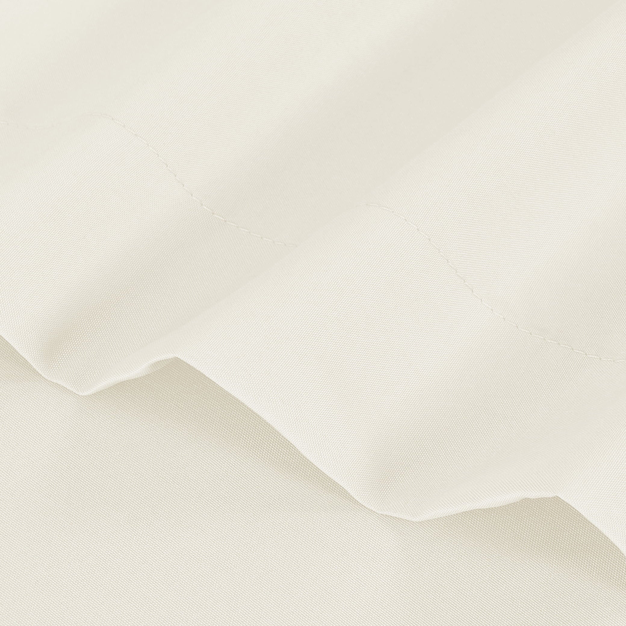 Wrinkle-Resistant Basic Value Microfiber Bed Sheet Set, Vanilla Dream, Full, 4 Piece - Luxury Bed Sheet Set with Deep Pockets Detail