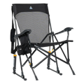 Smooth Motion BreezeRocker - Choice 504 - Freestyle Rocker Portable Outdoor Folding Chair - Black