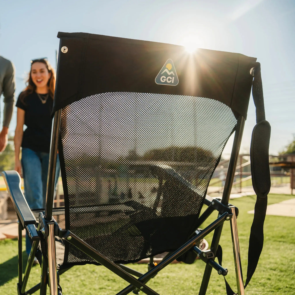 Smooth Motion BreezeRocker - Choice 504 - Freestyle Rocker Portable Outdoor Folding Chair Detail
