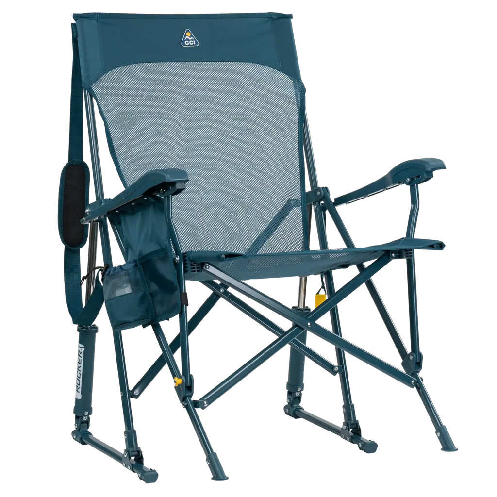 Smooth Motion BreezeRocker - Choice 504 - Freestyle Rocker Portable Outdoor Folding Chair - Teal