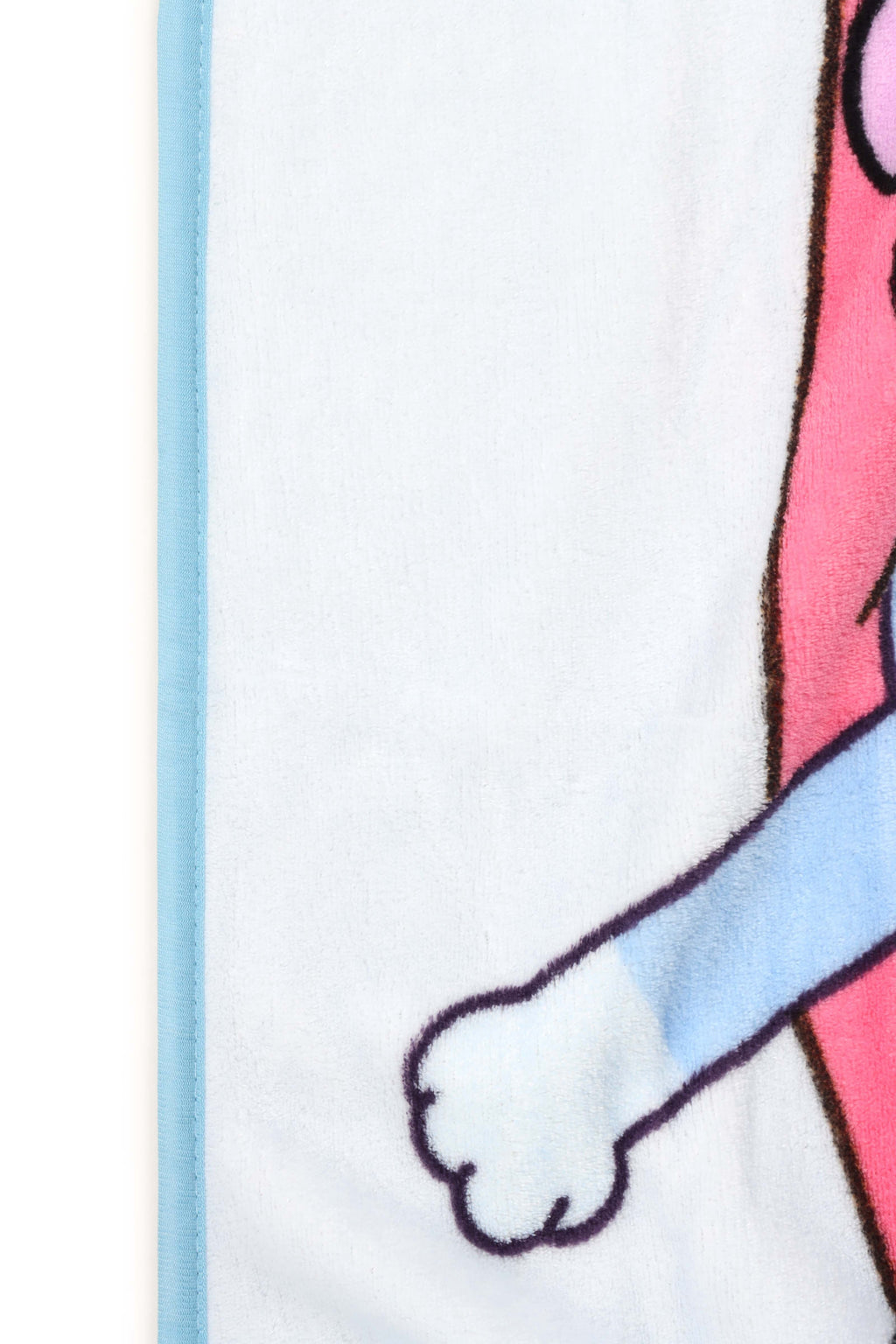 Cozy Fleece Family Kids Throw Blanket, Soft Coral Fleece, Multicolor, 46" x 60" - Luxury Knitted Decorative Throw Blanket with Fringes Detail