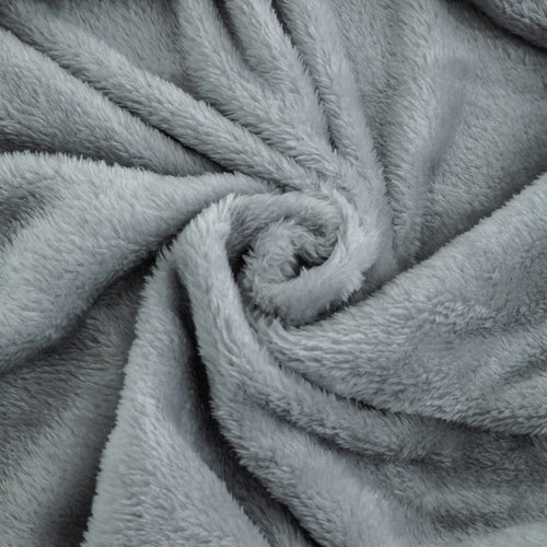Cozy Fleece Super Soft Plush Blanket, Gray, Twin, Adult/Teen - Cozy Fleece Throw Blanket for Couch & Bed Detail