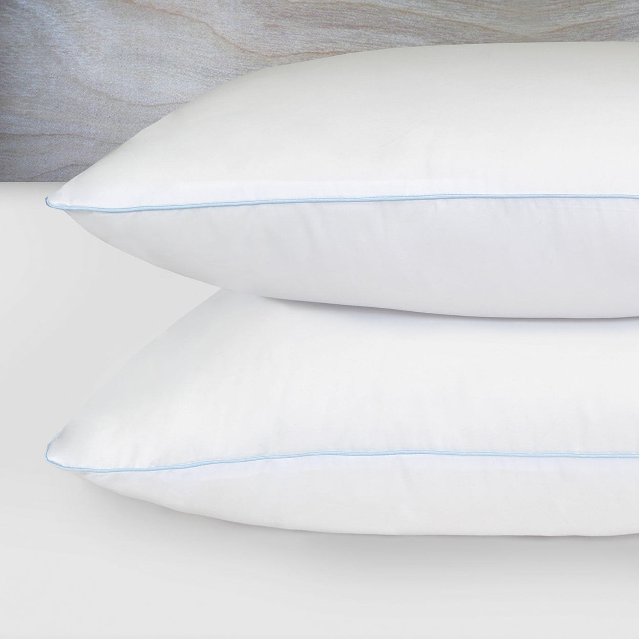 Fluffy Shredded Comfy Sleep Eco-Friendly Bed Pillow Standard/Queen (2 Pk) - Orthopedic Shredded Foam Bed Pillow Set Detail
