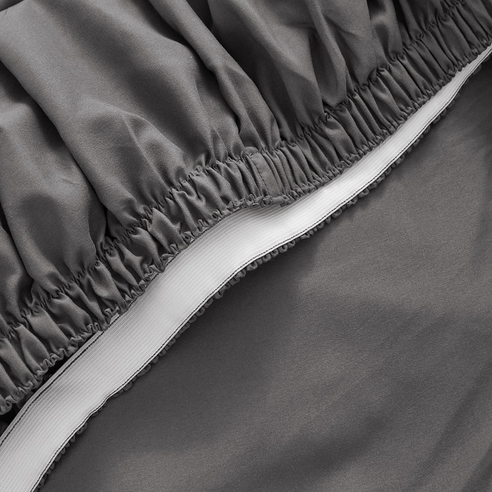 Ultra-Soft So Soft 3-Piece Dark Gray Sheet Set, Twin - Premium Ultra-Soft Pillowcase Pair for Sleeping Detail