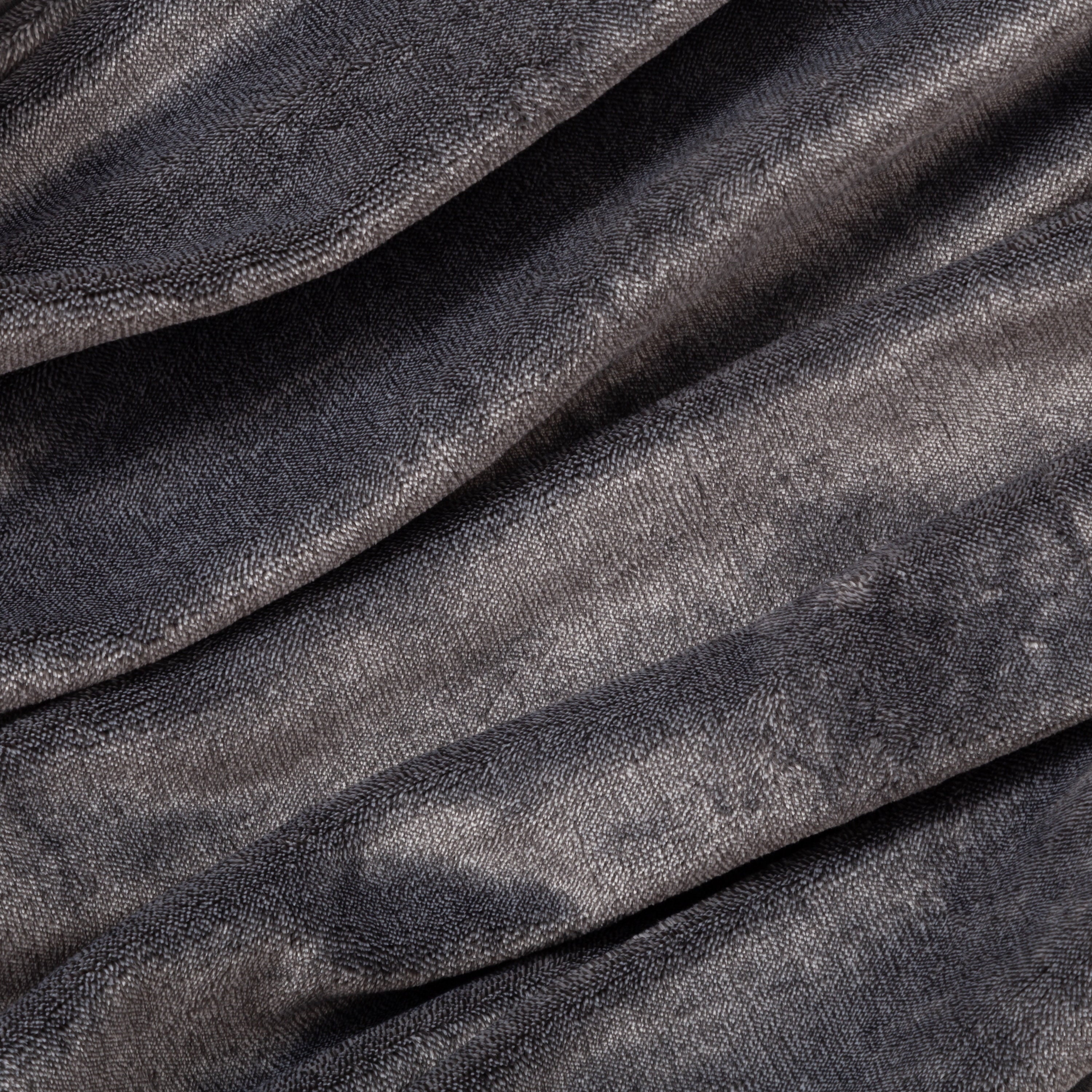 Decorative Knitted Plush Heathered Soft Oversized Throw Blanket, Gray - Lightweight Plush Warm Blanket for All Seasons Detail