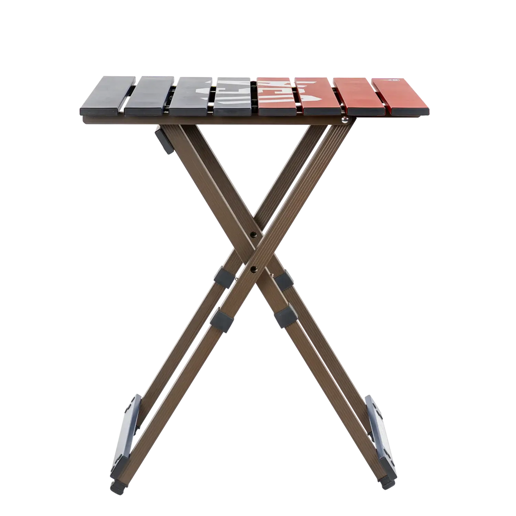Portable Staging Compact Camp Table 20 - USA Anniversary Deluxe - Choice 757 - Multi-Functional Heavy-Duty Grilling Table Counter Detail
