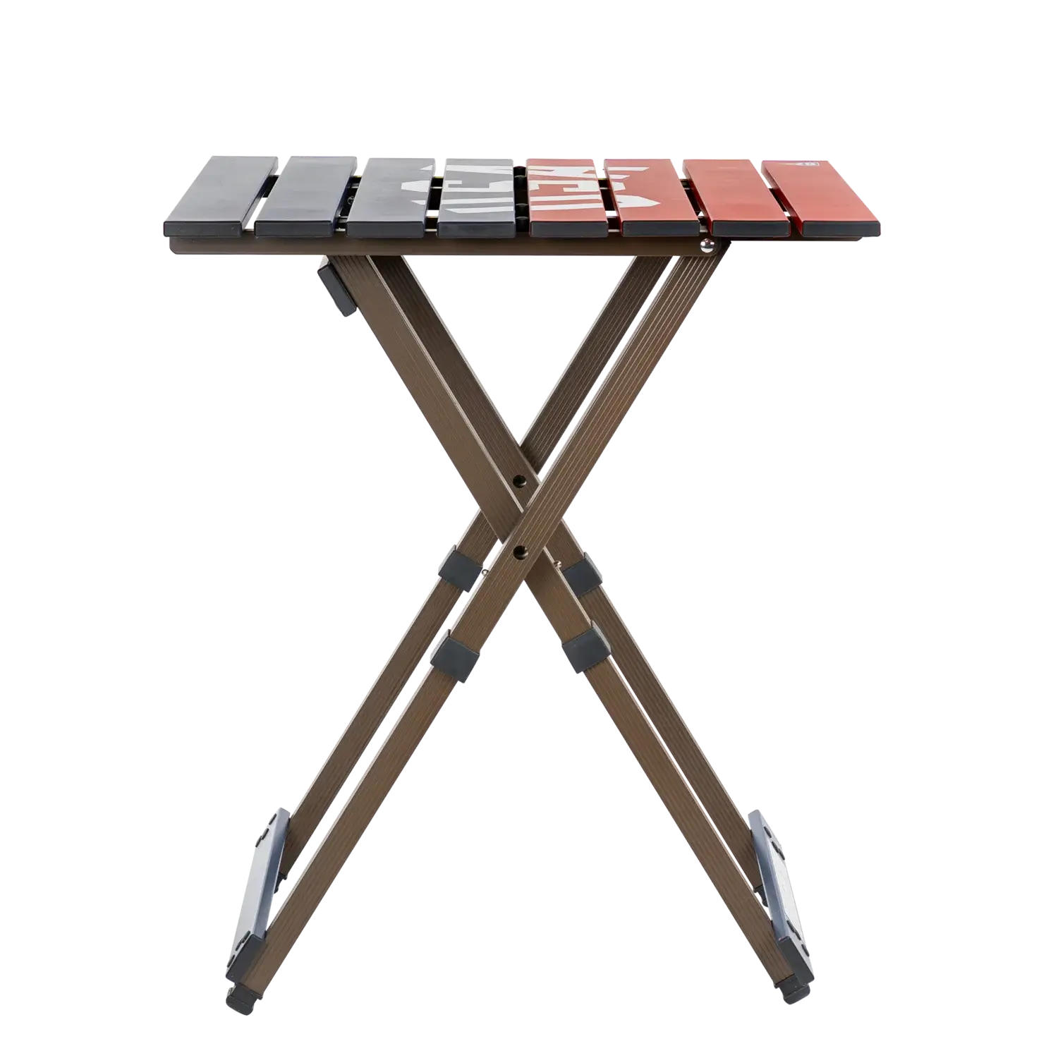 Portable Staging Compact Camp Table 20 - USA Anniversary Deluxe - Choice 757 - Multi-Functional Heavy-Duty Grilling Table Counter Detail