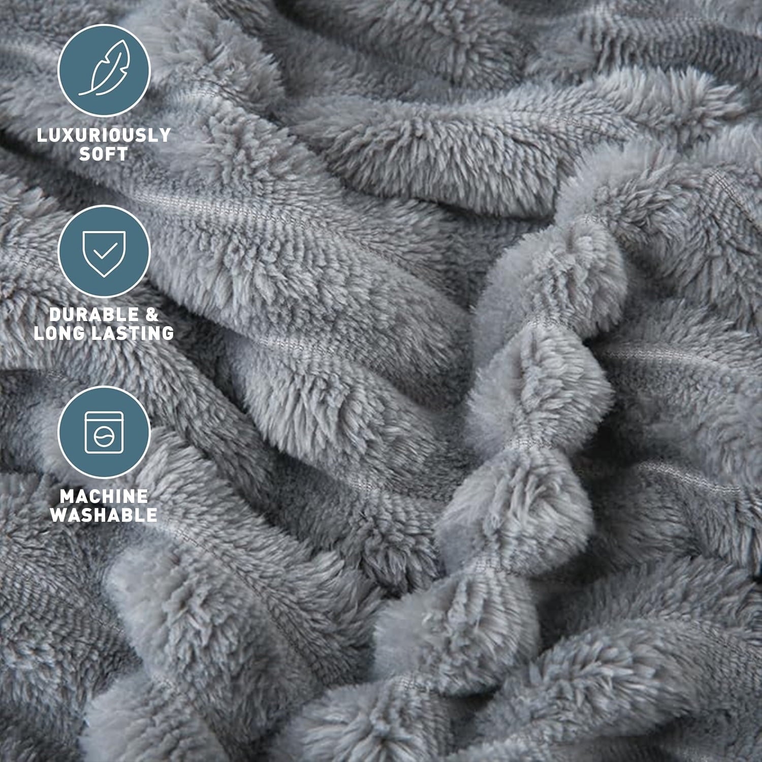 Super Soft Flannel for Couch,Sofa,Bed, Super Soft Striped Gray Bed for Office Picnic Travel Bedroom, Warm Cozy Lightweight Home Decor fo... - Luxury Knitted Decorative Throw Blanket with Fringes Detail
