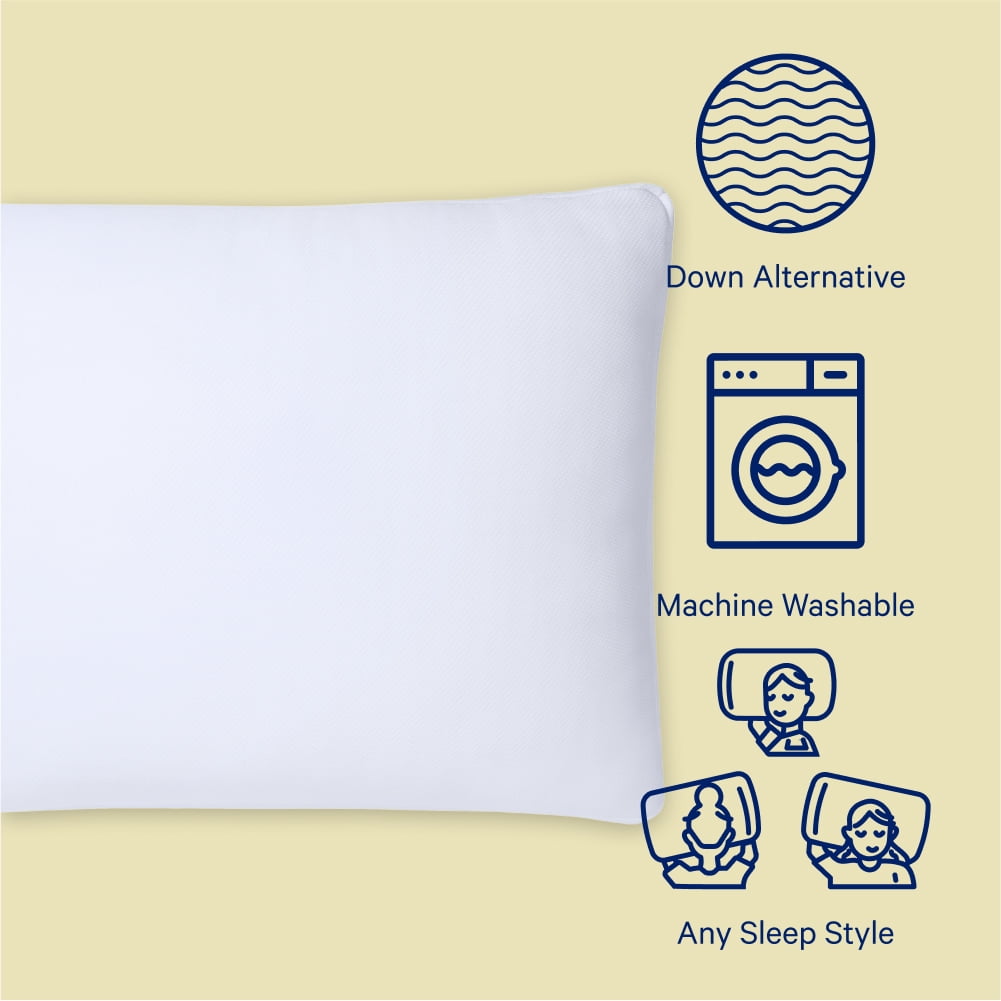 Decorative Plump Sleep Essential Cooling Pillow, Standard - Ergonomic Memory Foam Pillow for Neck Pain Support Detail