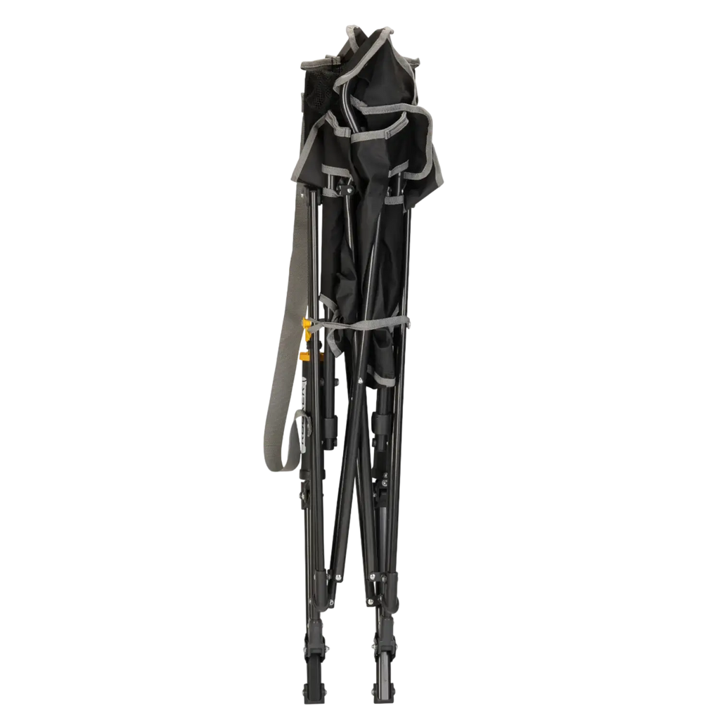 Luxury Camp Comfort Pro Rocker - Choice 375 - Heavy-Duty Kickback Rocker with Beverage Holder Detail