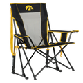 Patented Spring-Action College Comfort Pro Rocker - Iowa Hawkeyes - Choice 249 - Freestyle Rocker Portable Outdoor Folding Chair - Default Title