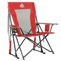 Smooth Motion College Comfort Pro Rocker - Ohio State Buckeyes - Choice 676 - Patented Spring-Action Rocking Chair for Camping - Default Title