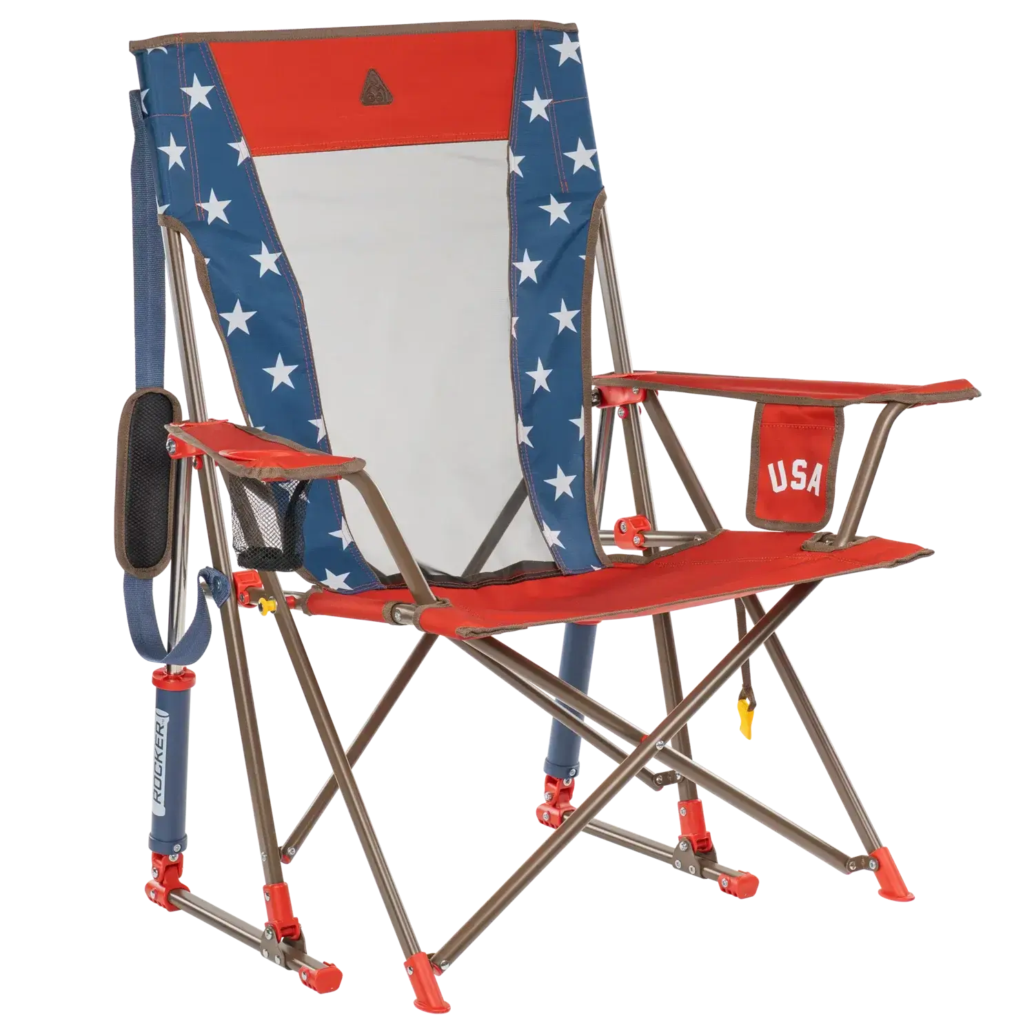 Patented Spring-Action Comfort Pro Rocker - USA Anniversary Deluxe - Choice 424 - RoadTrip Rocker Smooth Motion Camp Chair - Default Title