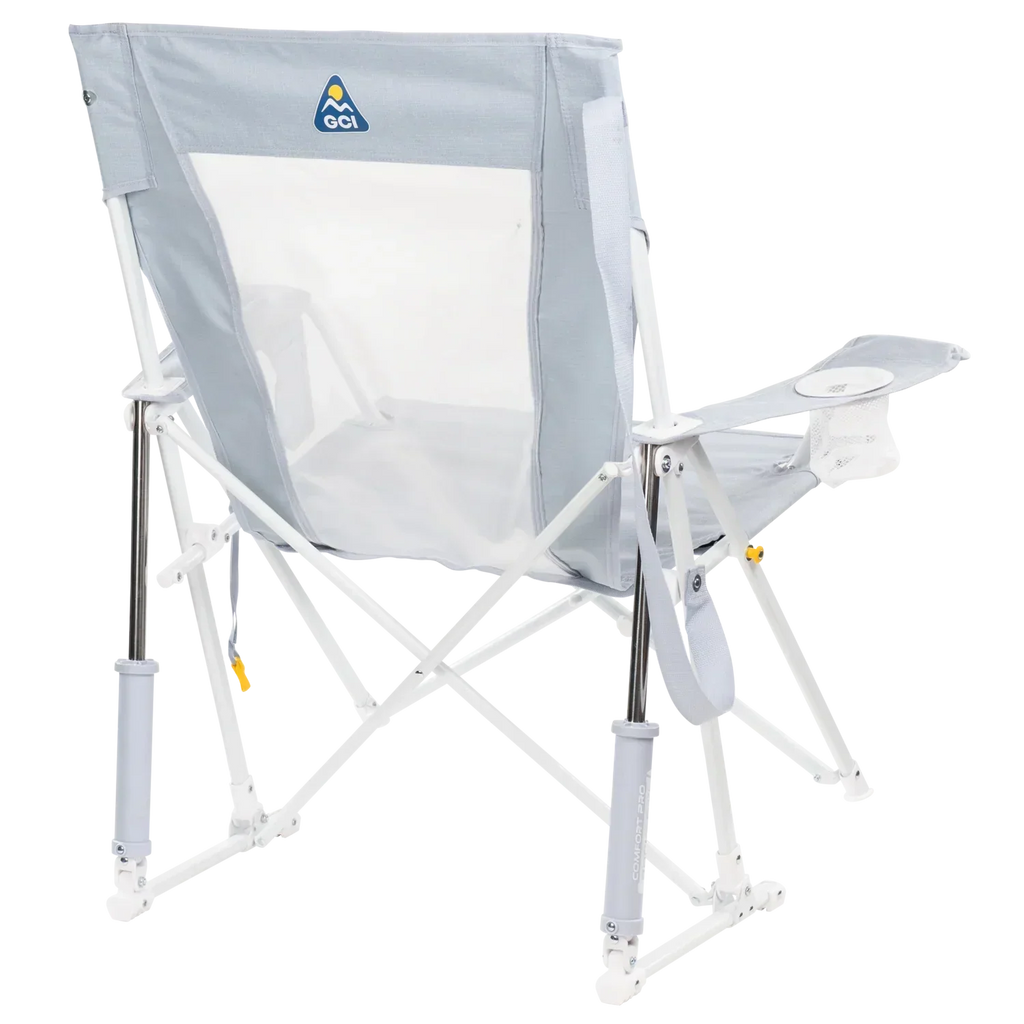 Premium All-Weather Comfort Pro Rocker XL - Choice 107 - Patented Spring-Action Rocking Chair for Camping Detail