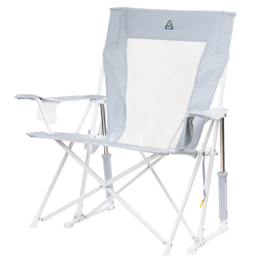 Premium All-Weather Comfort Pro Rocker XL - Choice 107 - Patented Spring-Action Rocking Chair for Camping Detail