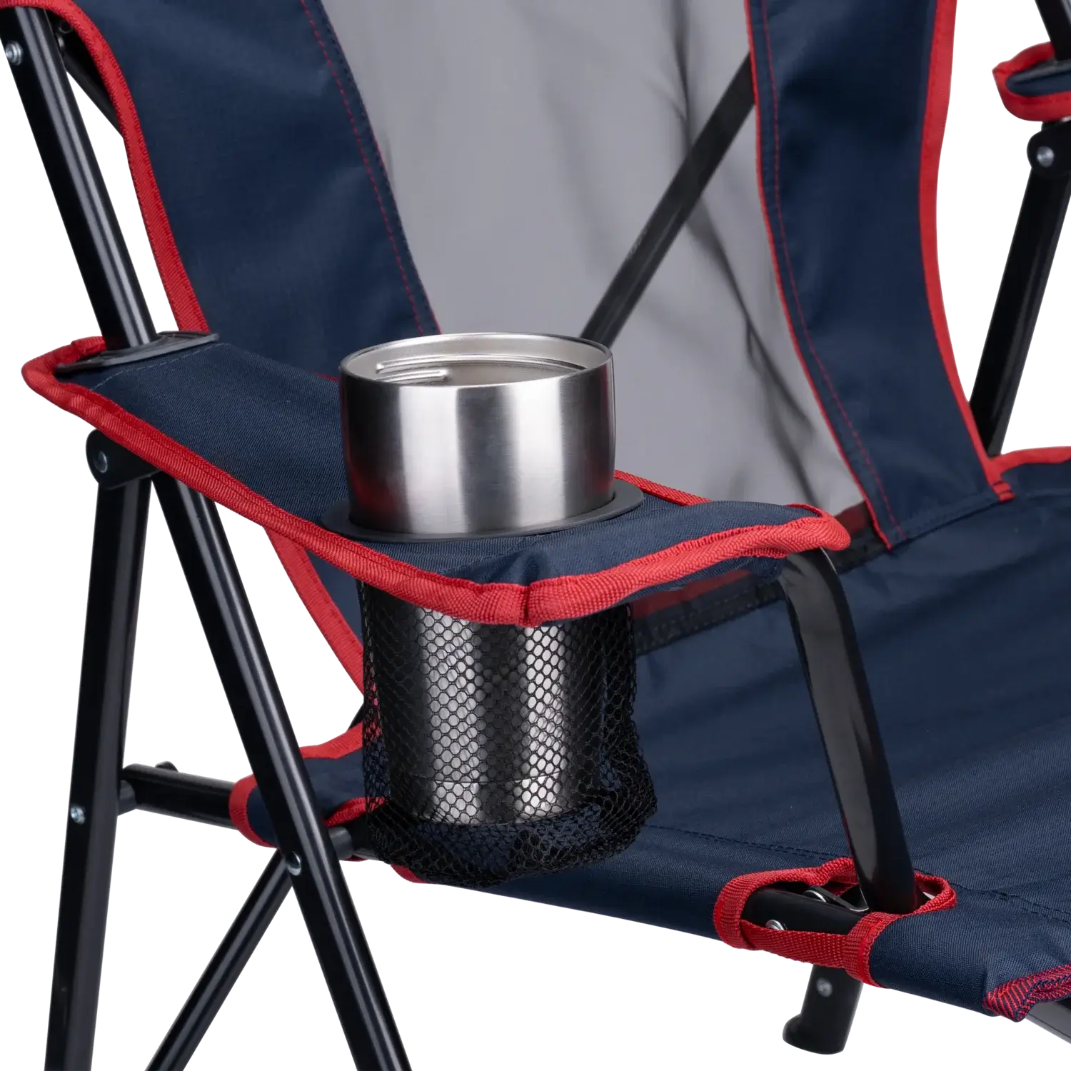 Space-Saving Pico Comfort Quad Chair - Choice 989 - Pico Compact Folding Camp Chair with Carry Bag Detail