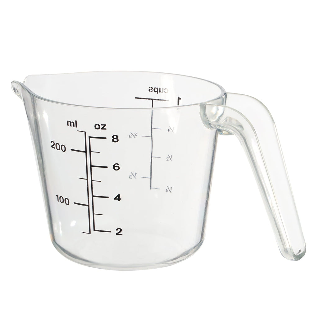 Innovative 1 Cup Large Spout Plastic Measuring Cup, Clear - Kitchen Gadget Tool for Quick Food Prep Detail