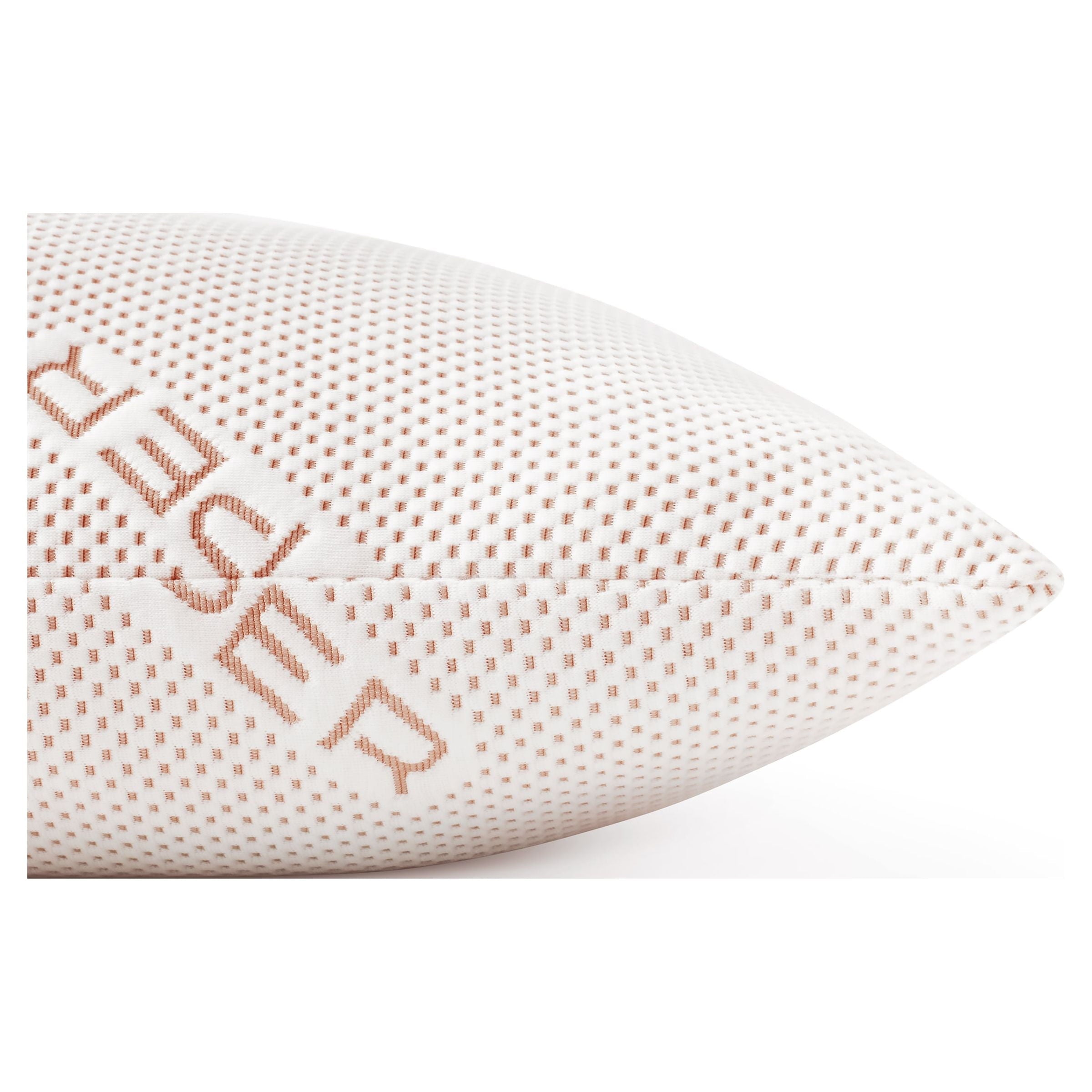 Fluffy Shredded Copperloft King Bed Pillow, 2 Pack, Hypoallergenic - Orthopedic Shredded Foam Bed Pillow Set Detail