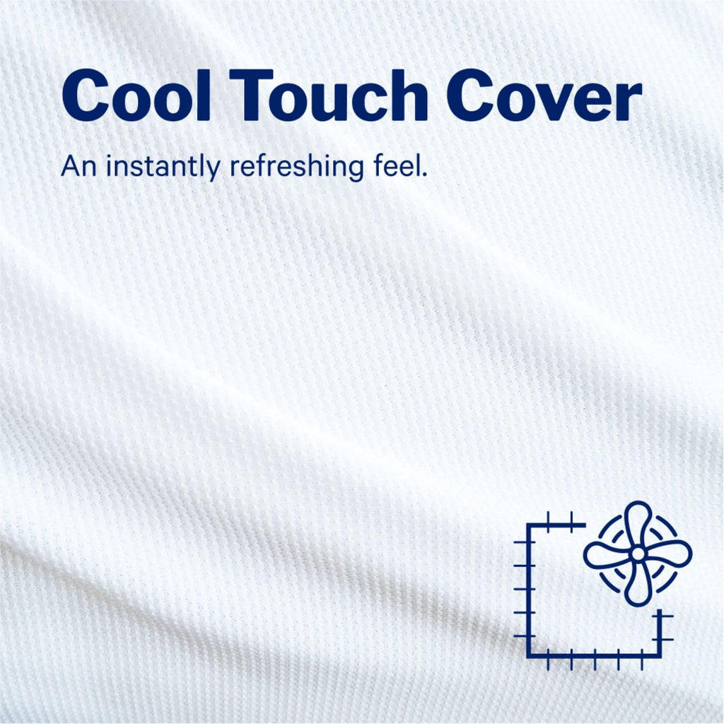 Ergonomic Memory Foam Essential Cooling Hybrid Pillow, Standard - Orthopedic Shredded Foam Bed Pillow Set Detail