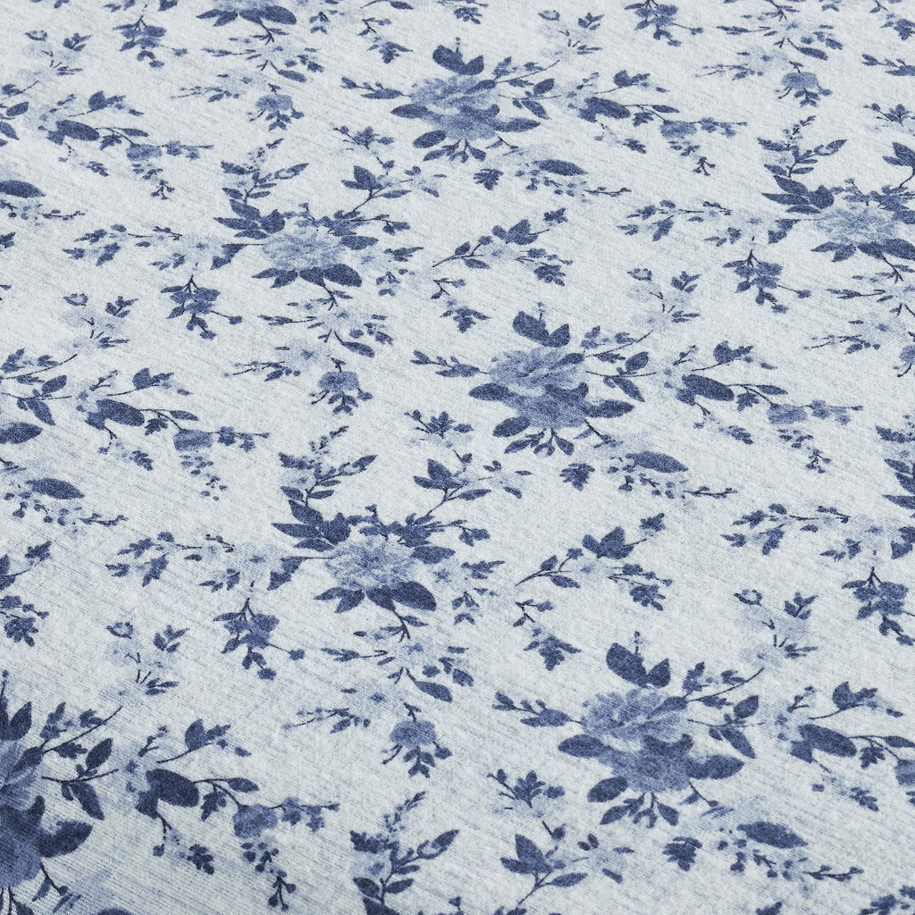 Ultra-Soft 3-Piece Brittany Printed Cotton Flannel Adult Bed Sheet Set, Twin - Luxury Bed Sheet Set with Deep Pockets Detail
