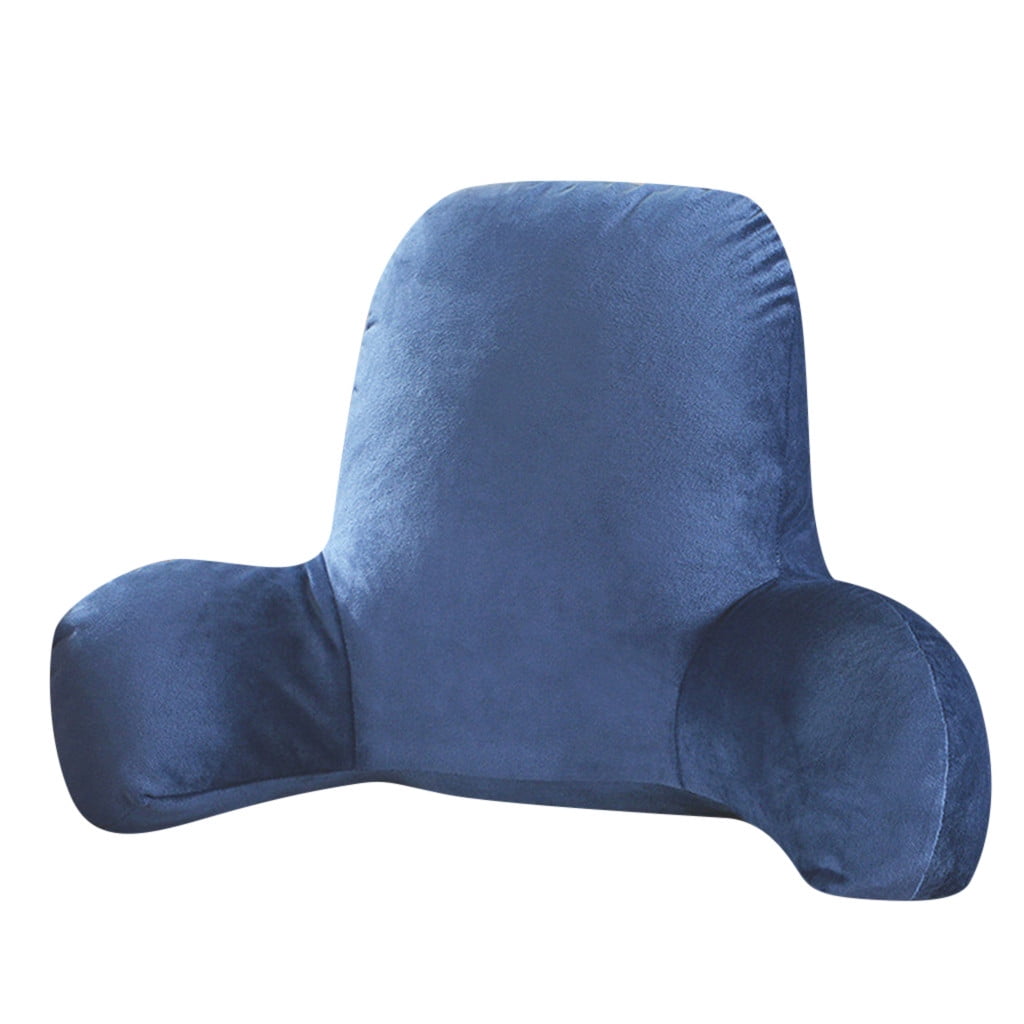 Fluffy Shredded Backrest Pillow with Arms, Back Rest for Bed Sitting, Plush Big Backrest Lumbar Support Chair Cushion, Foam ... - Orthopedic Shredded Foam Bed Pillow Set Detail