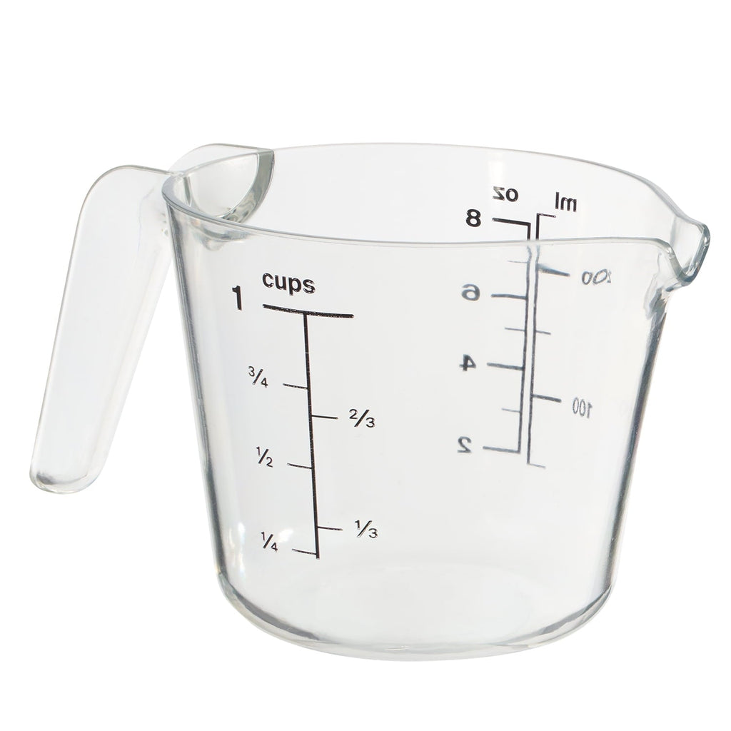 Innovative 1 Cup Large Spout Plastic Measuring Cup, Clear - Kitchen Gadget Tool for Quick Food Prep Detail
