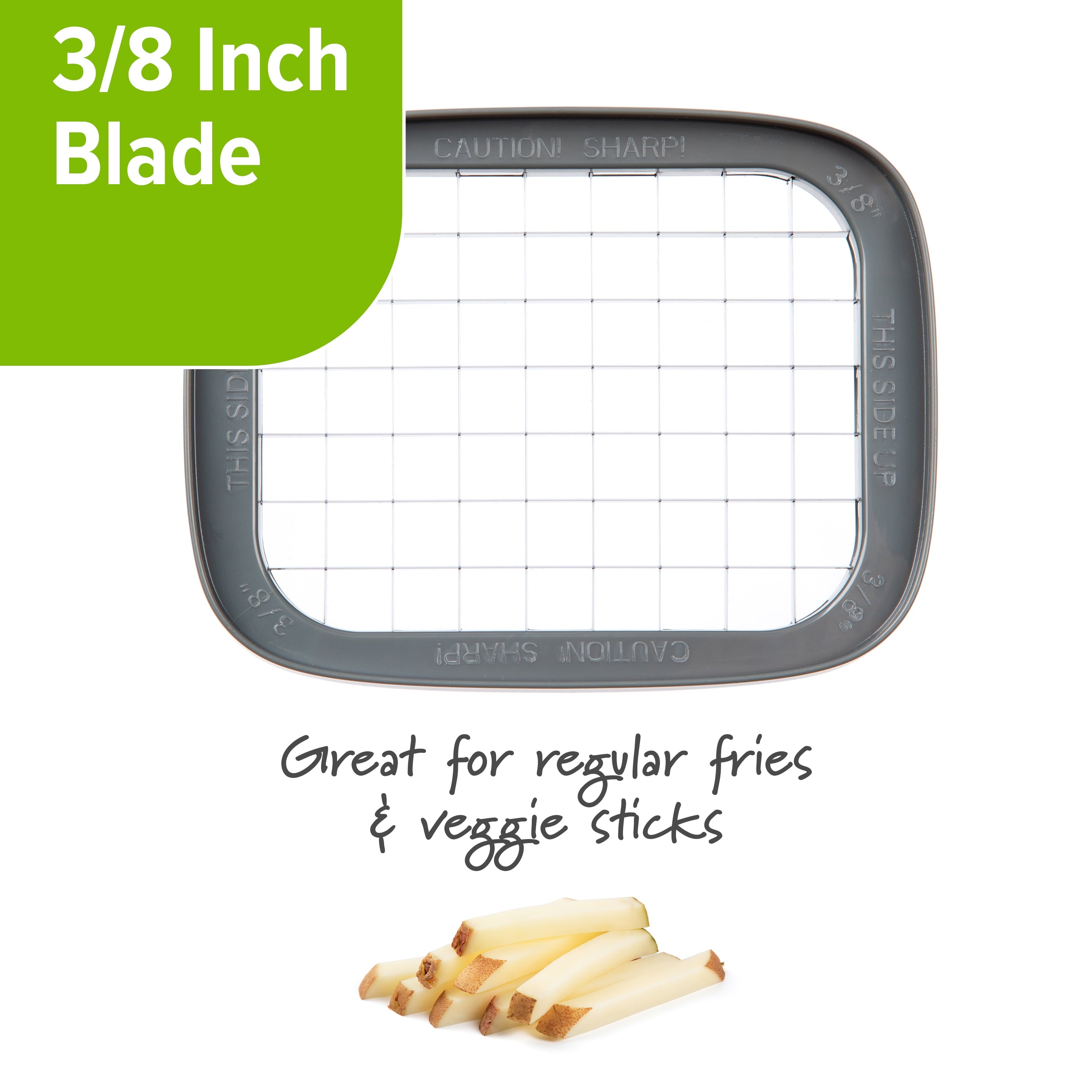 Premium Kitchen 3-in-1 Deluxe French Fry Cutter - Multi-Functional Manual Food Chopper & Slicer Detail