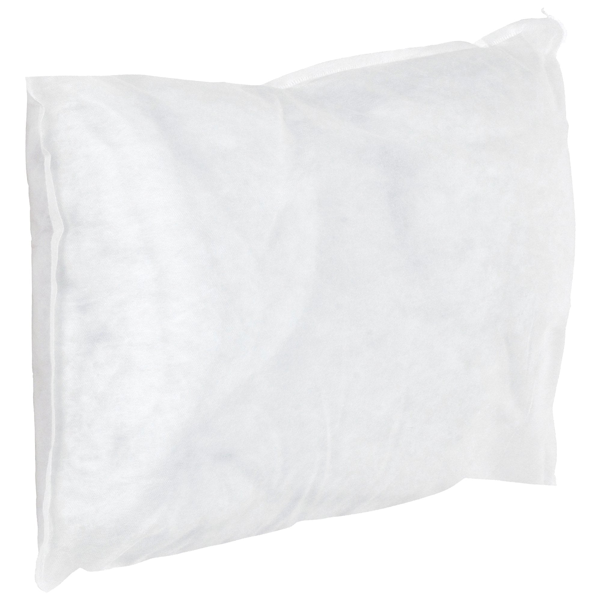 Fluffy Shredded Bed Pillow, 12 x 17 Inch, White, Disposable, 2 Count - Orthopedic Shredded Foam Bed Pillow Set Detail