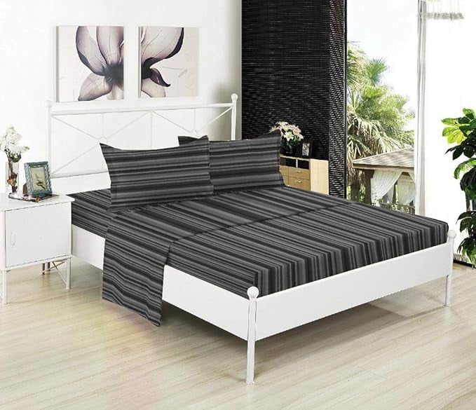 Wrinkle-Resistant Microfiber Twin XL Fitted Bottom Bed Sheets 1800 Ultra Soft and Comfy - 15" Deep Pocket, 39" x 80" Great for Dorm Roo... - Luxury Bed Sheet Set with Deep Pockets Detail