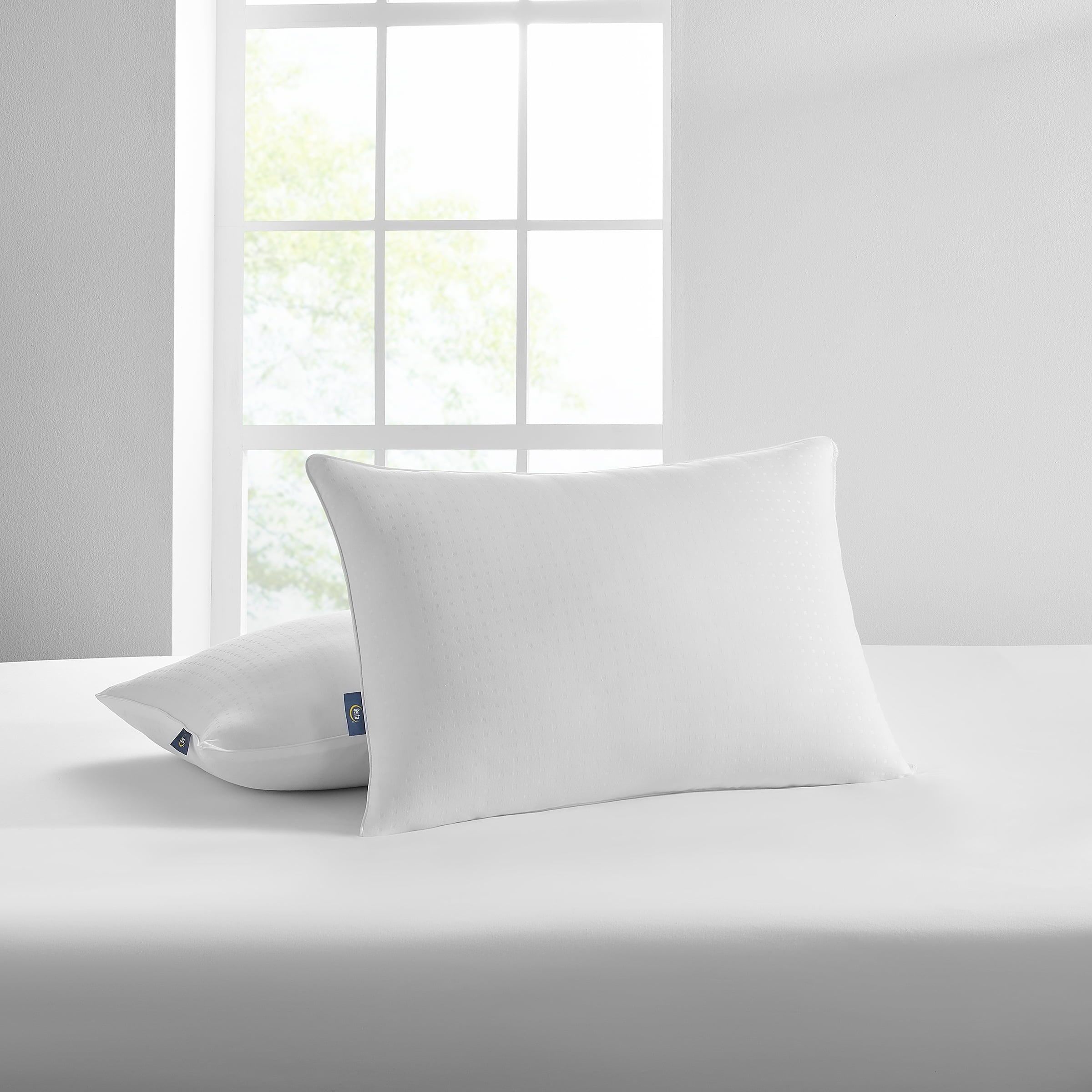 Ergonomic Memory Foam pedic No-Go-Flat Bed Pillow, Standard/Queen, 2 Pack - Ergonomic Memory Foam Pillow for Neck Pain Support Detail