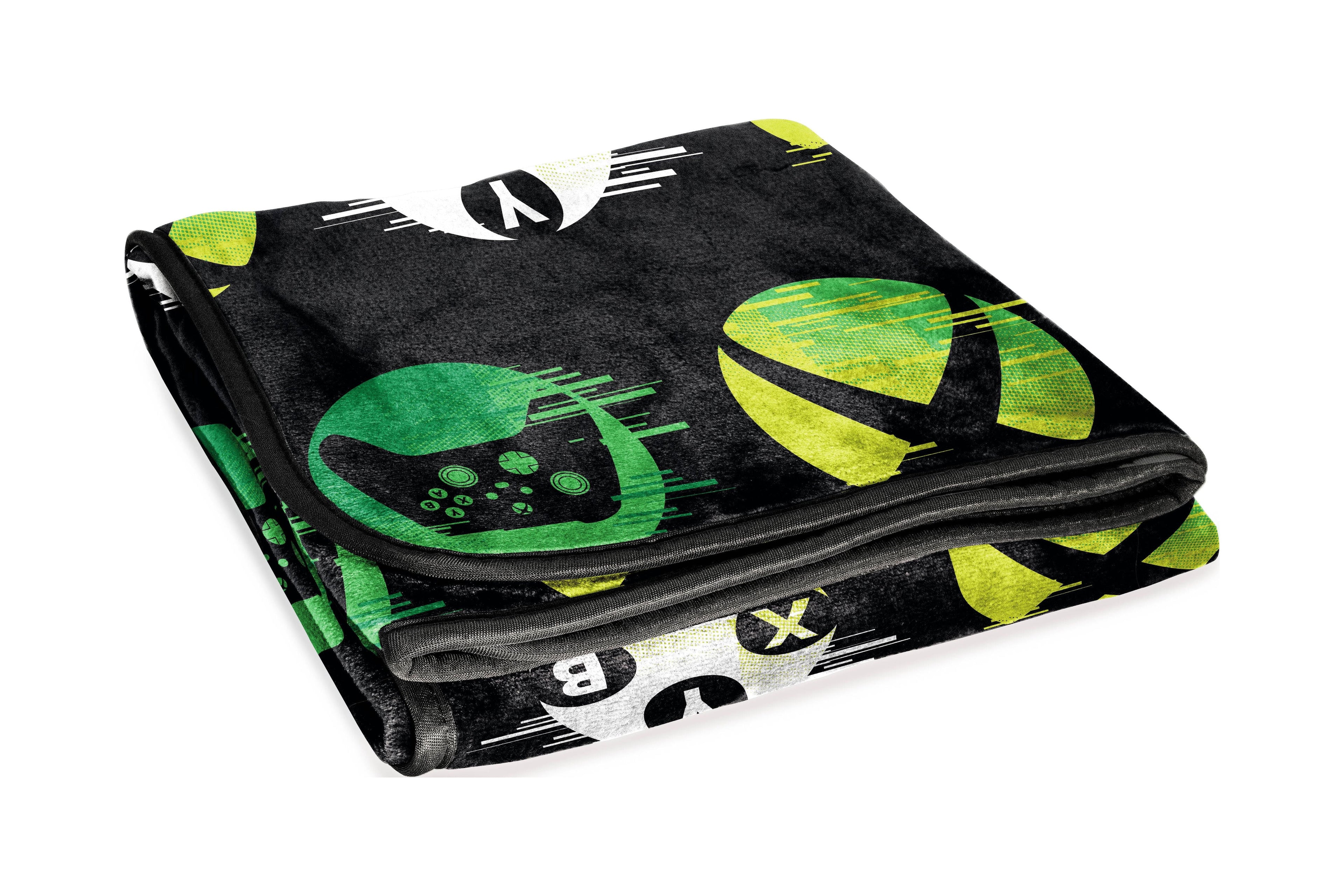 Super Soft Flannel Head Glow In The Dark Kids Throw Blanket, 46 x 60, Microfiber, Black - Lightweight Plush Warm Blanket for All Seasons - Default Title
