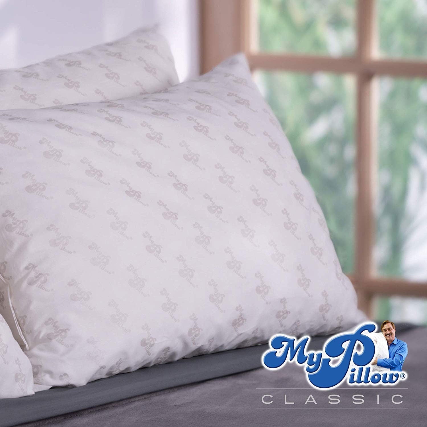 Decorative Plump Foam King Sized Bed Deep Sleep Pillow, Green Firm Fill - Decorative Throw Pillow Cushion for Sofa & Bed Detail