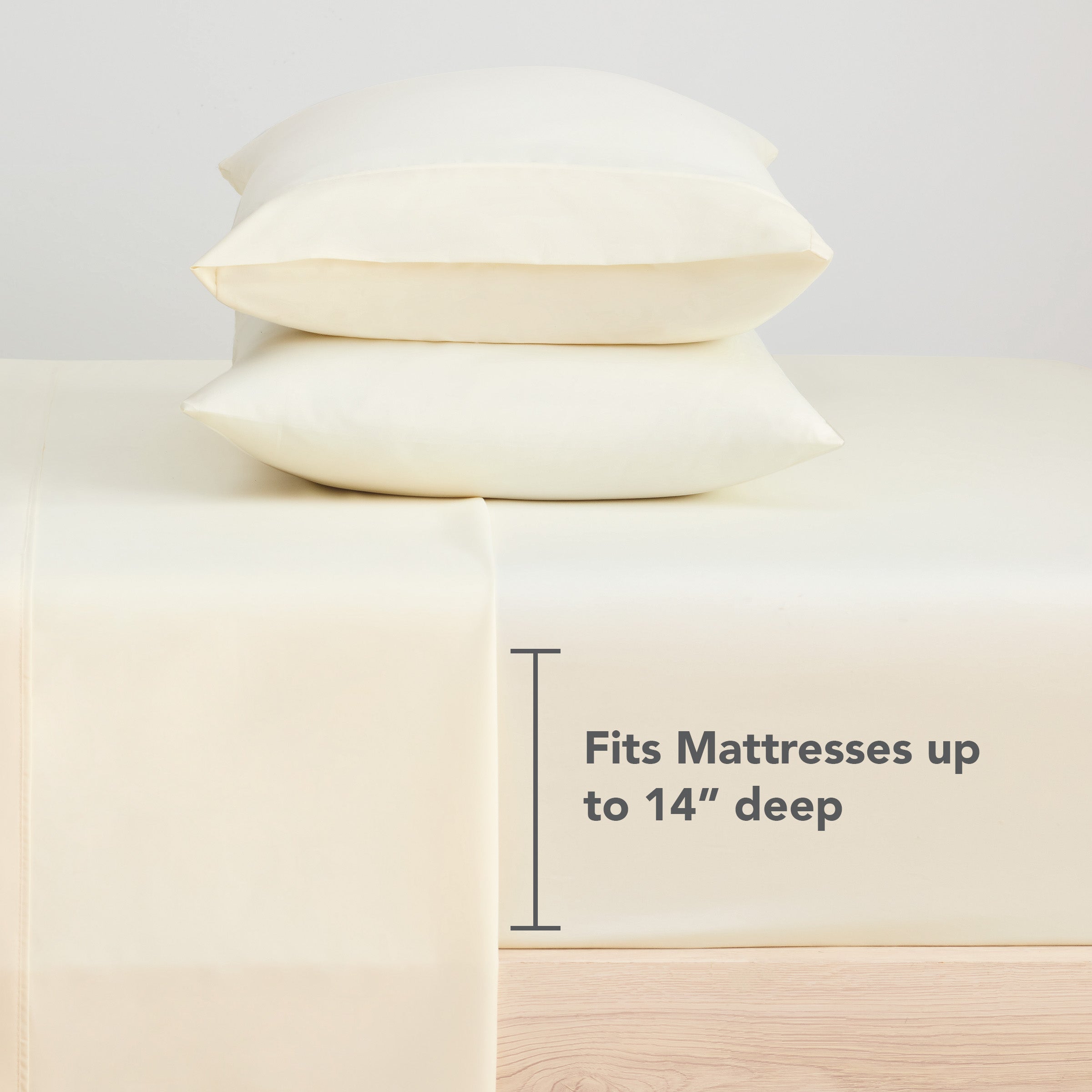 Ultra-Soft Brushed Microfiber Fitted Sheets - Bedding Essentials - Full - (6 Pack) Ivory - Luxury Bed Sheet Set with Deep Pockets Detail