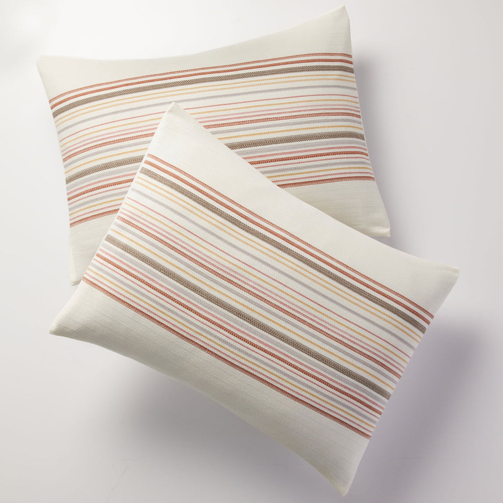 Fluffy Down Alternative 3-Piece Red Yarn Dye Stripe Comforter Set, Full/Queen - All-Season Down Alternative Comforter Insert Detail
