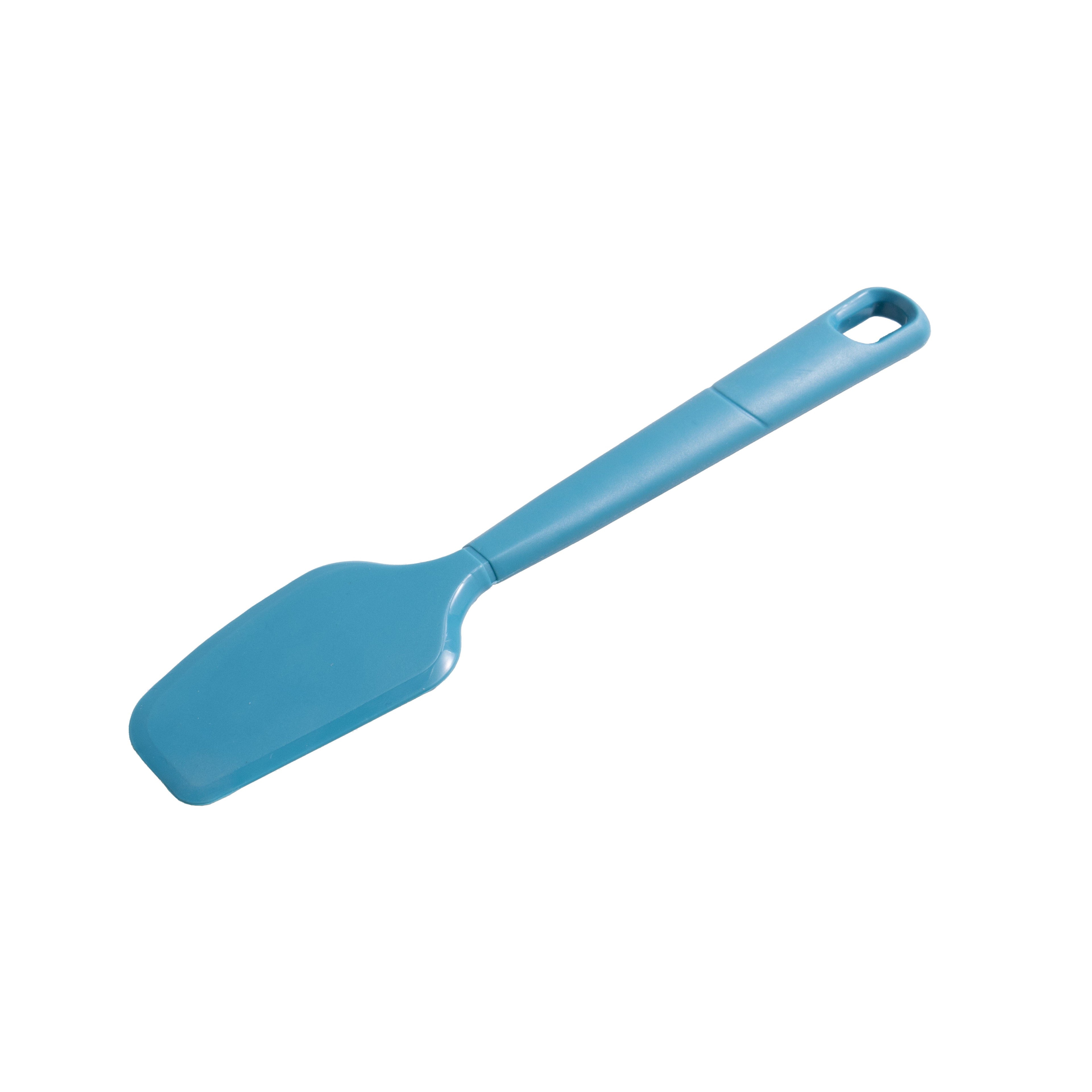 Heavy Duty Silicone Food- Grade Blue 10.55" L Kitchen Spatula - Multi-Purpose Hand Tool for Daily Meal Prep Detail