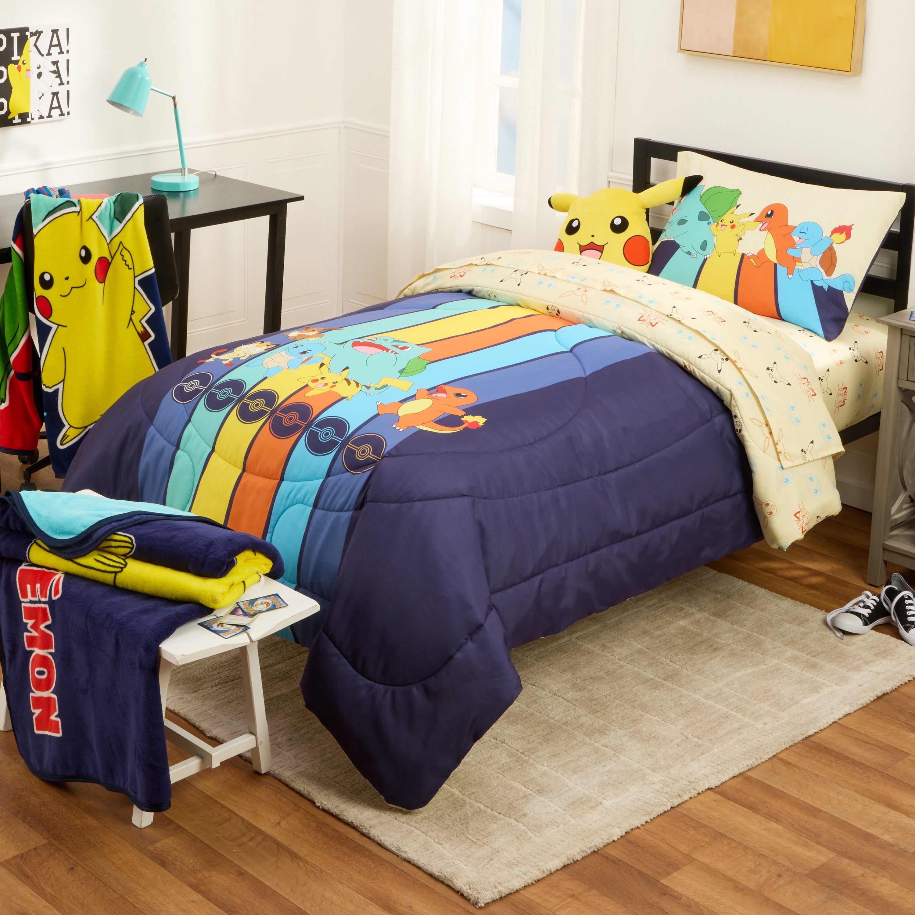 Super Soft Flannel Kids Print Fleece Throw Blanket, 46 x 60 - Cozy Fleece Throw Blanket for Couch & Bed Detail