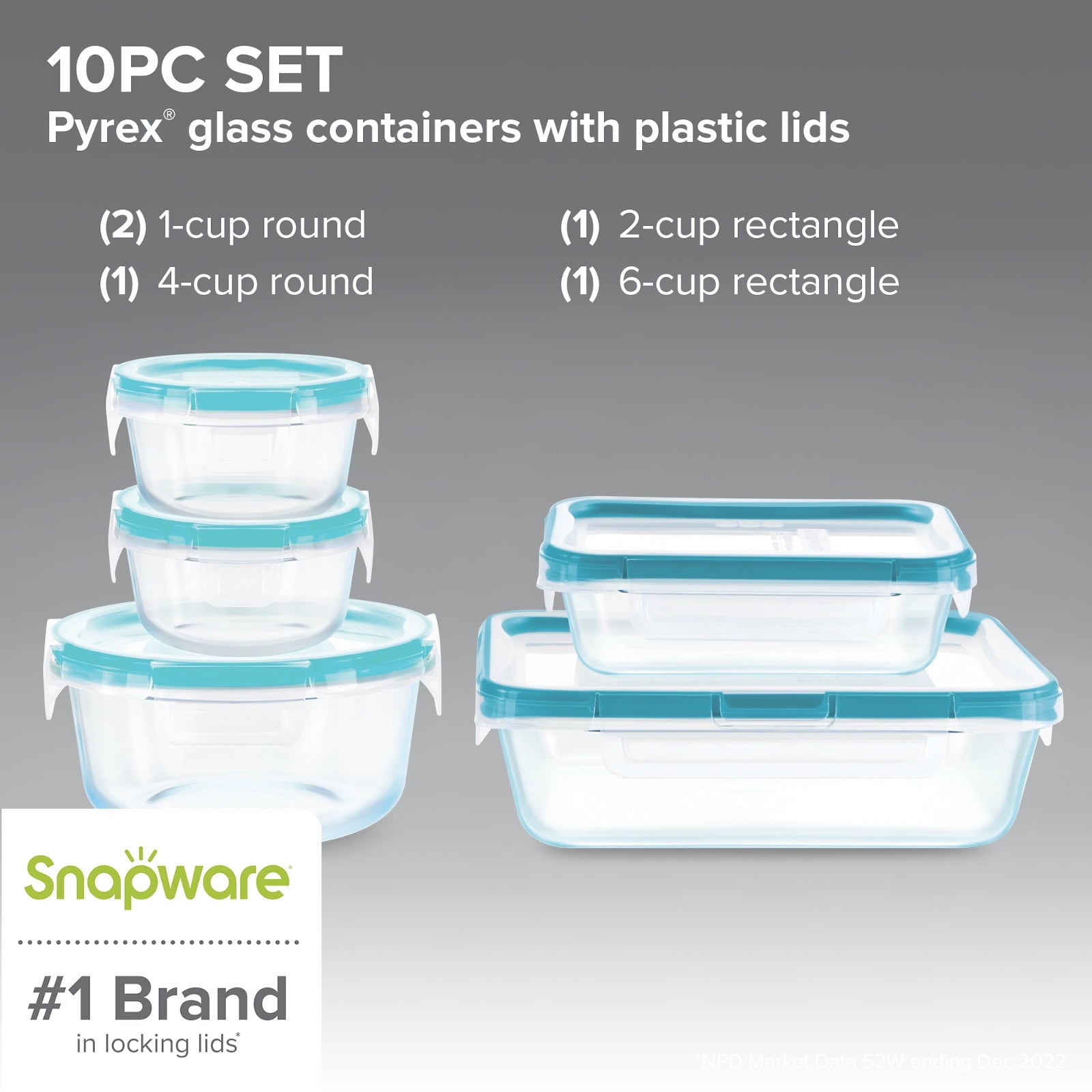 Sweet Treat Shaped Glass Storage Set, 10 Piece - Fun Food Fidget Cookie Squishable Toy Detail