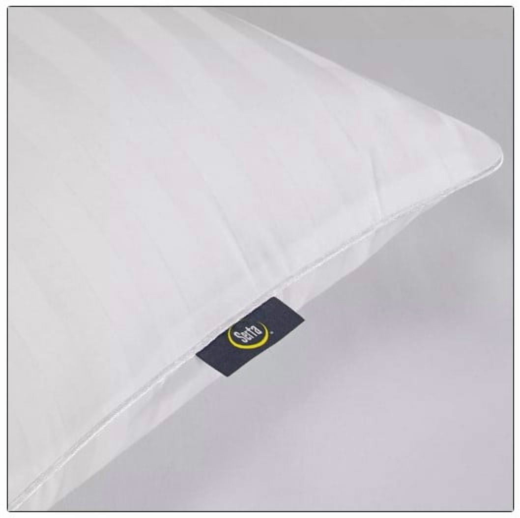 Ergonomic Memory Foam Comfy Sleep Bed Pillow Queen Size, Pack of 2 - Orthopedic Shredded Foam Bed Pillow Set Detail