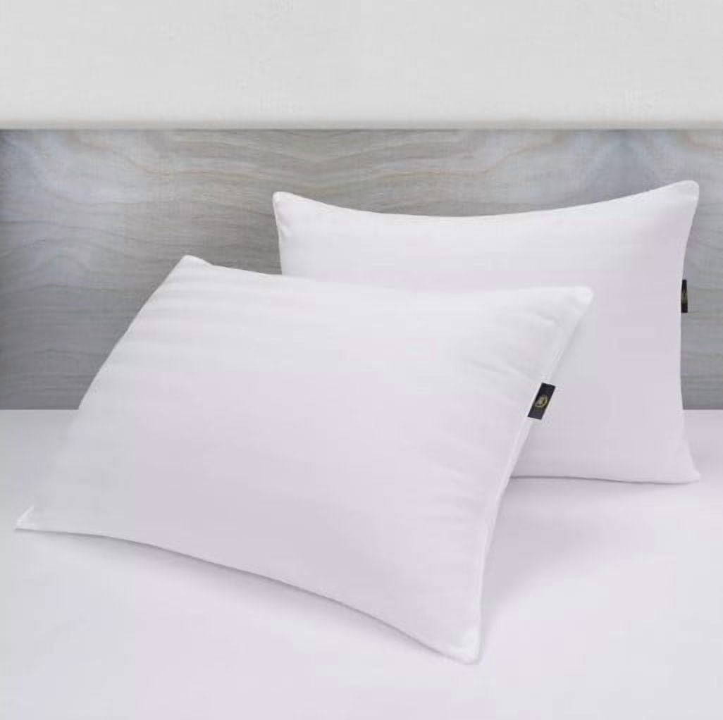 Ergonomic Memory Foam Comfy Sleep Bed Pillow Queen Size, Pack of 2 - Orthopedic Shredded Foam Bed Pillow Set Detail