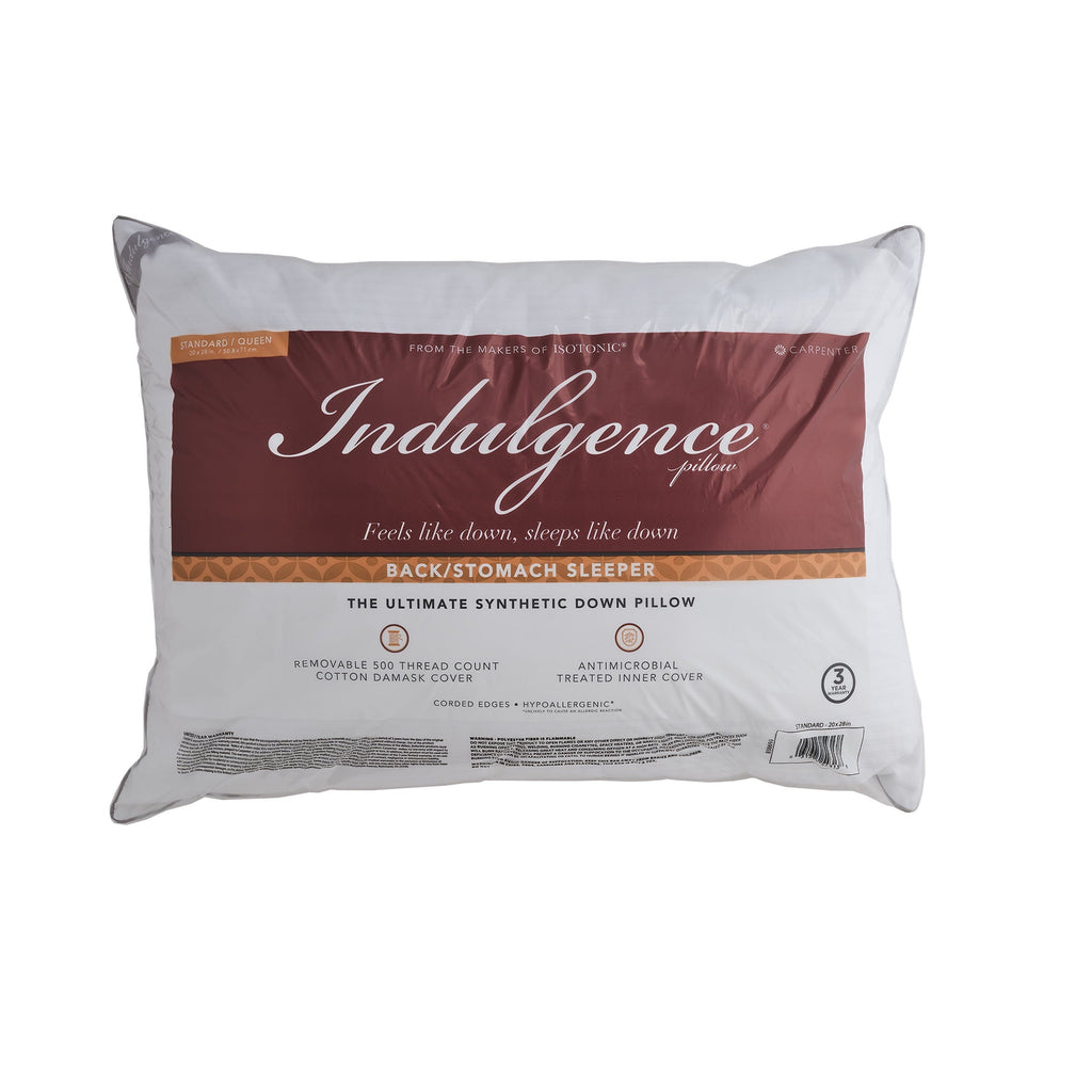 Orthopedic Support Down Alternative Bed Pillow, Standard/Queen - Hotel Quality Plush Sleeping Pillows Detail