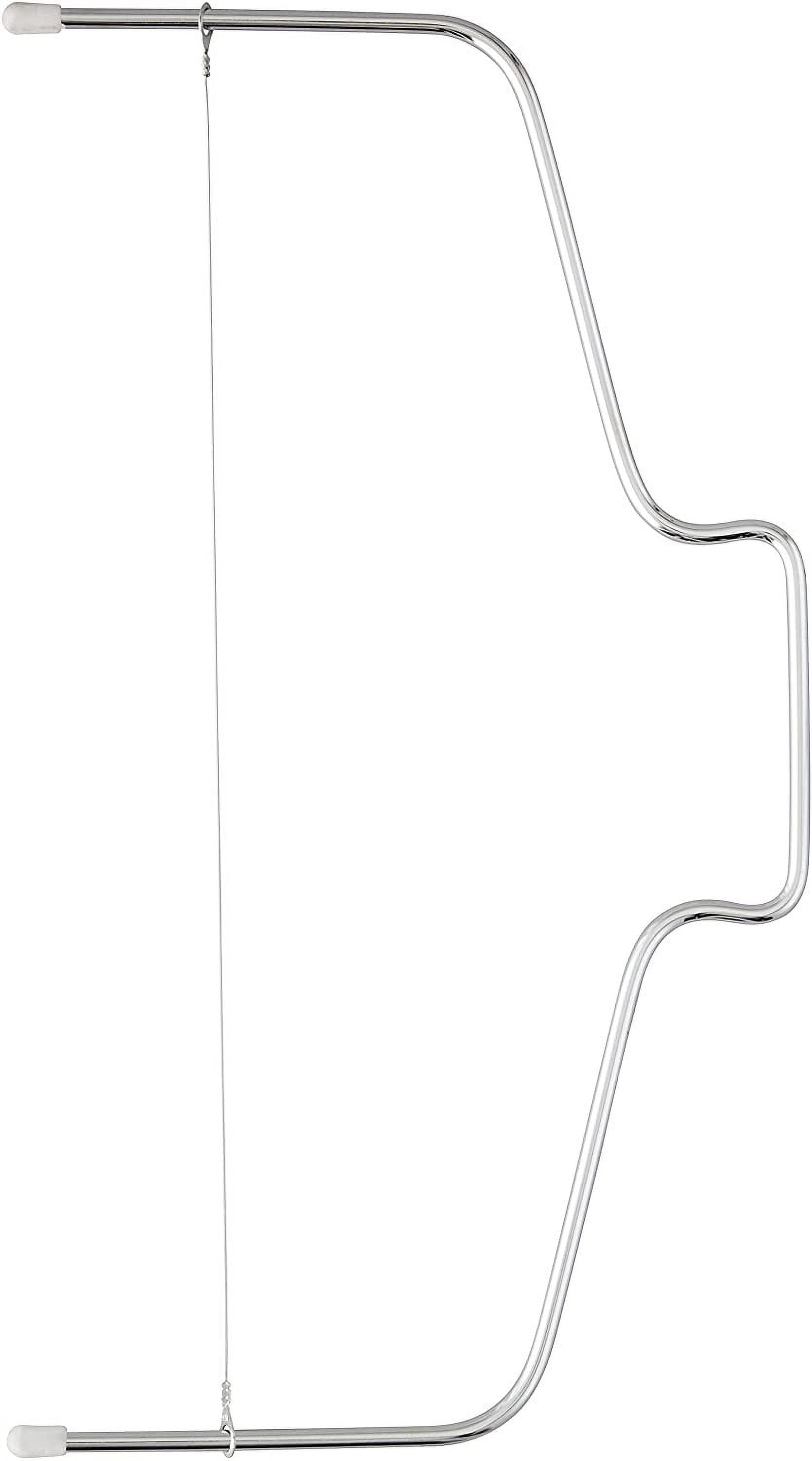 Ergonomic Manual for 10-inch Cakes with Adjustable Height - Premium Stainless Steel Garlic Presser & Peeler Detail