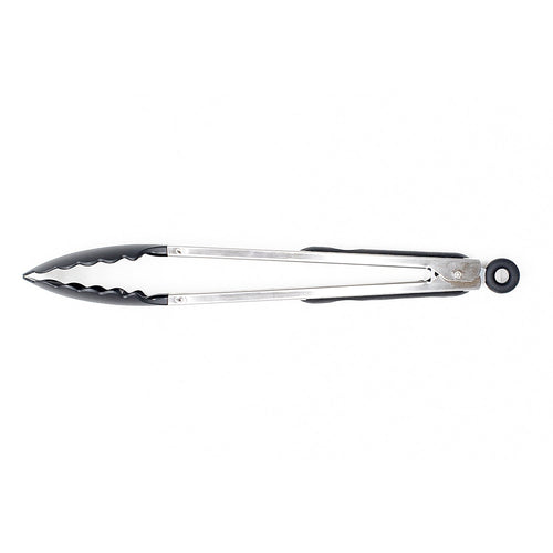 Chef-Quality 13 Inch Rust Resistant Nylon End Stainless Steel Dripless Kitchen Tongs - Heavy Duty Stainless Steel Kitchen Shears Detail