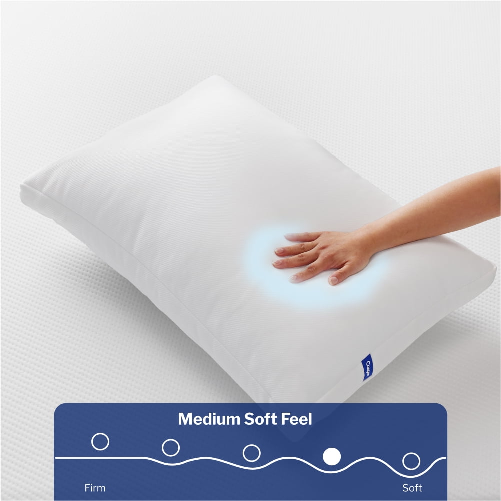 Decorative Plump Sleep Essential Cooling Pillow, Standard - Ergonomic Memory Foam Pillow for Neck Pain Support Detail